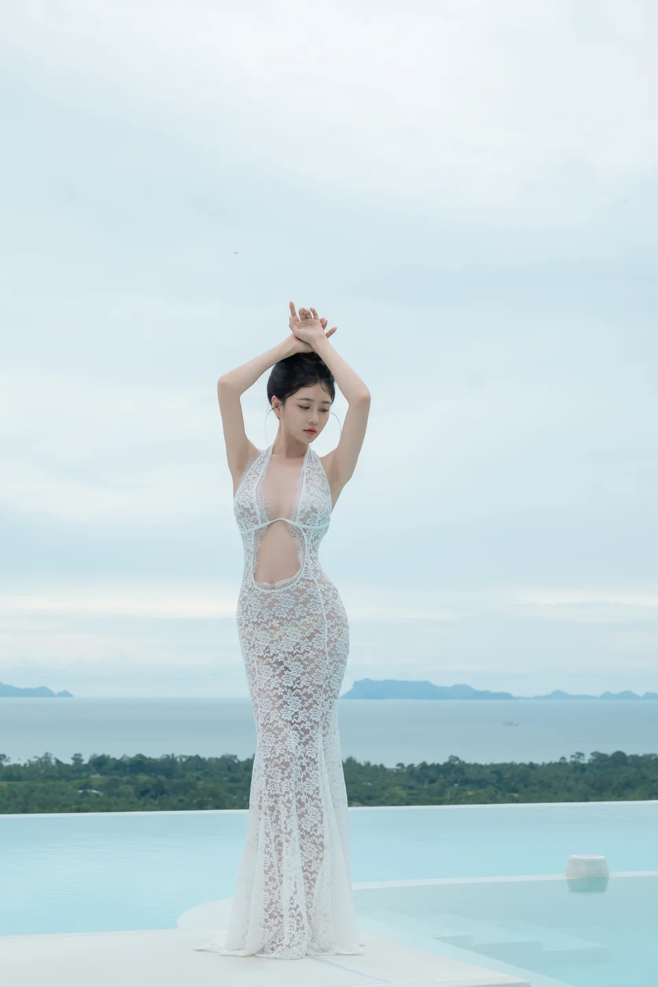 年年 - 白色连衣裙 [73P-314MB] tg@simisebaisi 【丝足阁】025.webp